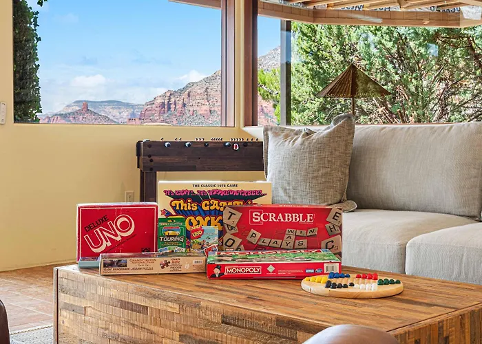 Hébergement de vacances Luxury With 75' Lap Pool, Hot Tub & Breathtaking Vortex Views Sedona