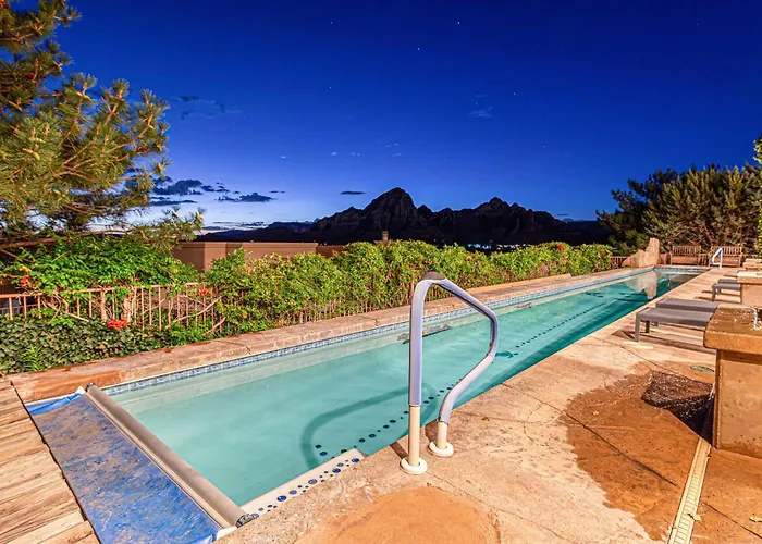 Hébergement de vacances Luxury With 75' Lap Pool, Hot Tub & Breathtaking Vortex Views Sedona