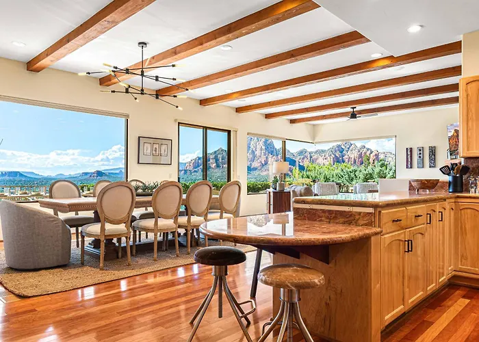 Luxury With 75' Lap Pool, Hot Tub & Breathtaking Vortex Views