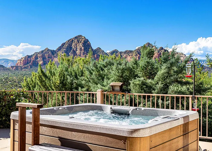 Luxury With 75' Lap Pool, Hot Tub & Breathtaking Vortex Views *